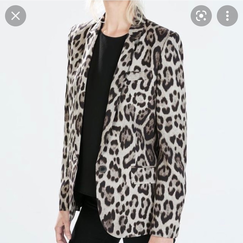 NEW✨Zara Animal Print Blazer